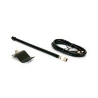 RUBBER DUCKIE ANTENNA, WITH F CONNECTOR, MOUNTING BRACKET AND COAXIAL CABLE FOR USE WITH